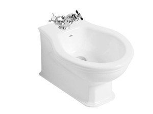 Керамическое подвесное биде с переливом