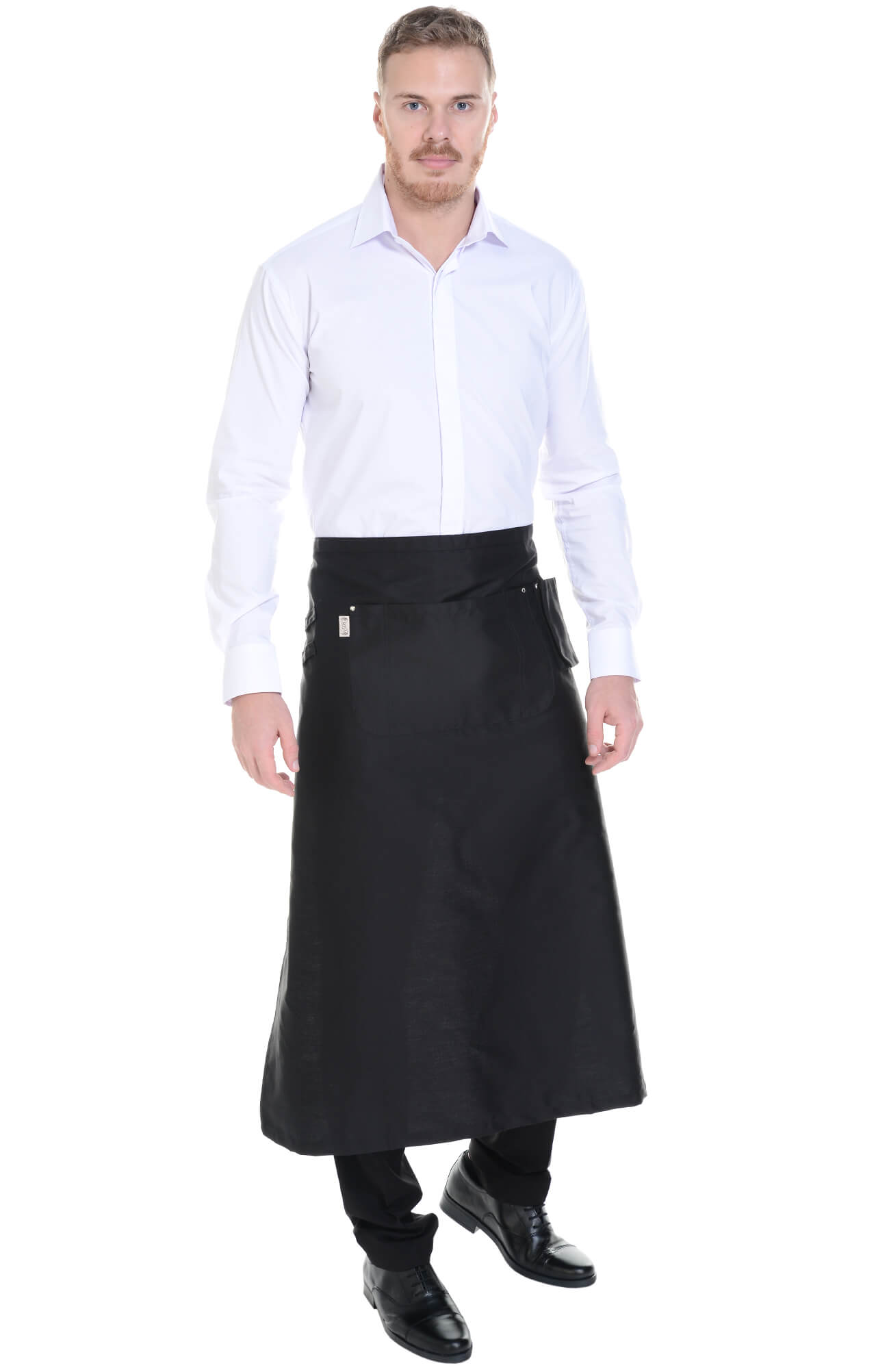 59986 Фартук  удлиненный, цвет black RICON  Одежда для официантов  размер  - Вид №8