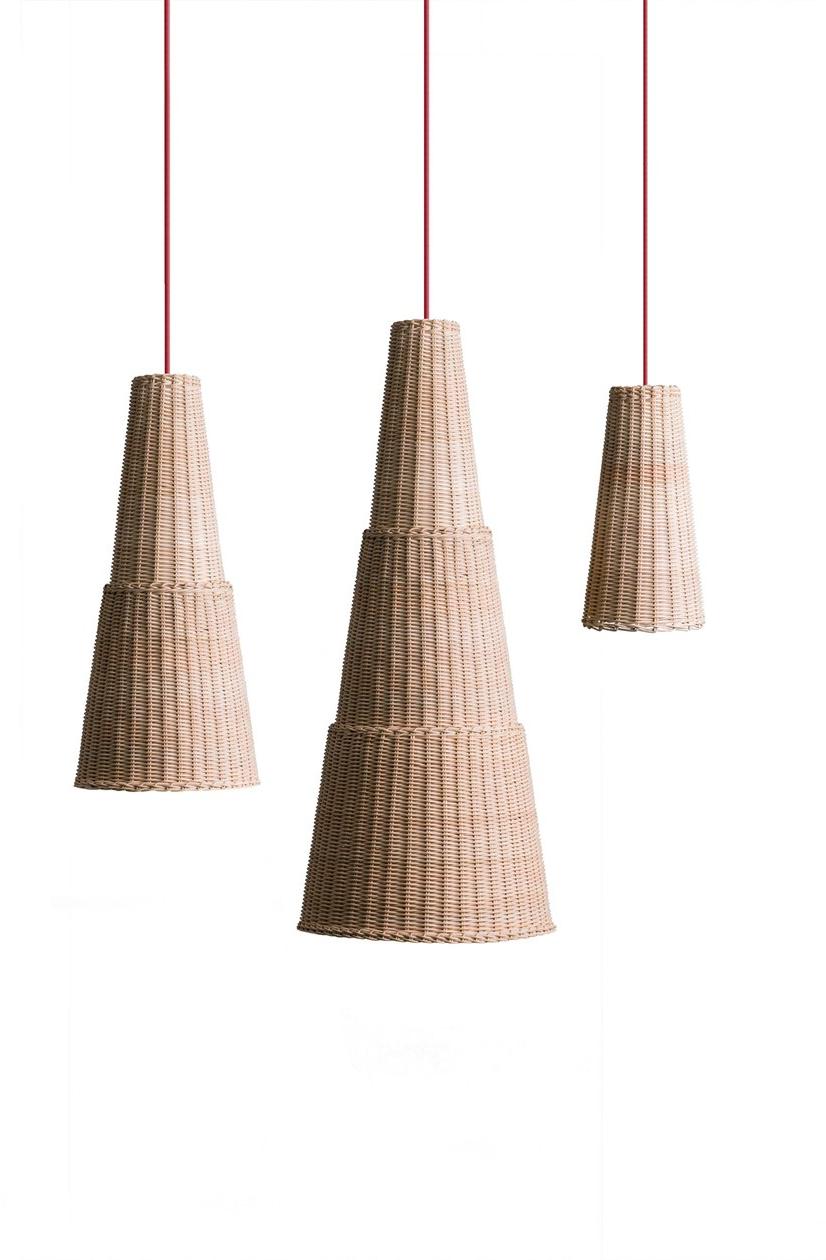 Bottega Intreccio Подвесной светильник из лозы Caratteri L005  - Вид №3