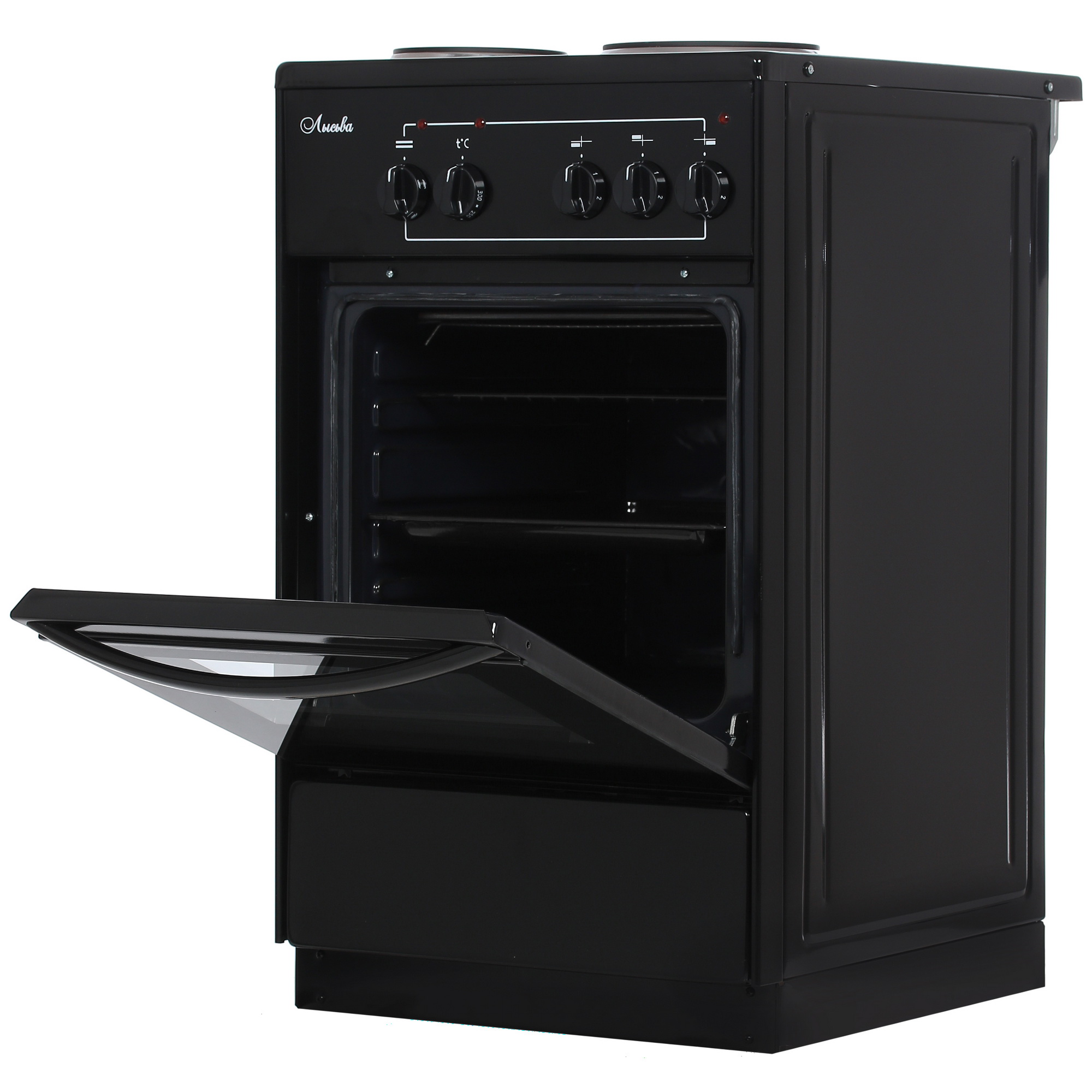 1174023 Электрическая плита Лысьва ЭП 301 СТ черный STDN-0139681 - Вид №3