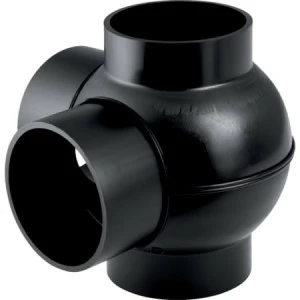GEBERIT 365.325.16.1 Крестовина шаровая Geberit PE 88,5°, соединения 90° смещенные