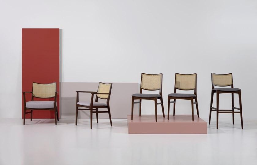 Fenabel Высокий деревянный табурет с подставкой для ног Spirit sun-id-1429895 - Вид №2