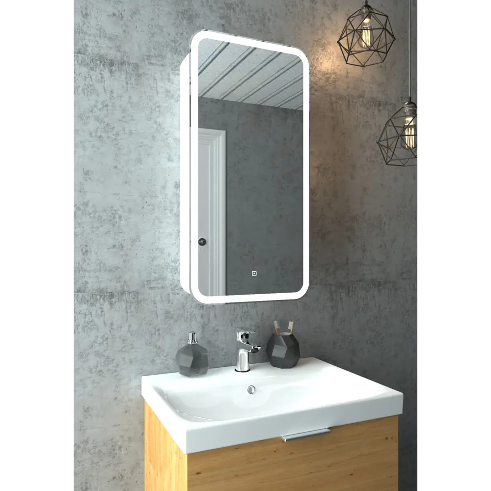 Santreyd Elmer — Зеркальный шкаф с LED-подсветкой для ванной 89180068 STLM-0079578 - Вид №7