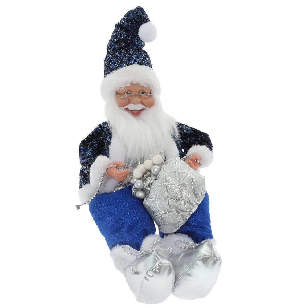 88449986 Игрушка Дед Мороз 32 см цвет синий STLM-1394527 Santreyd  - Вид №1