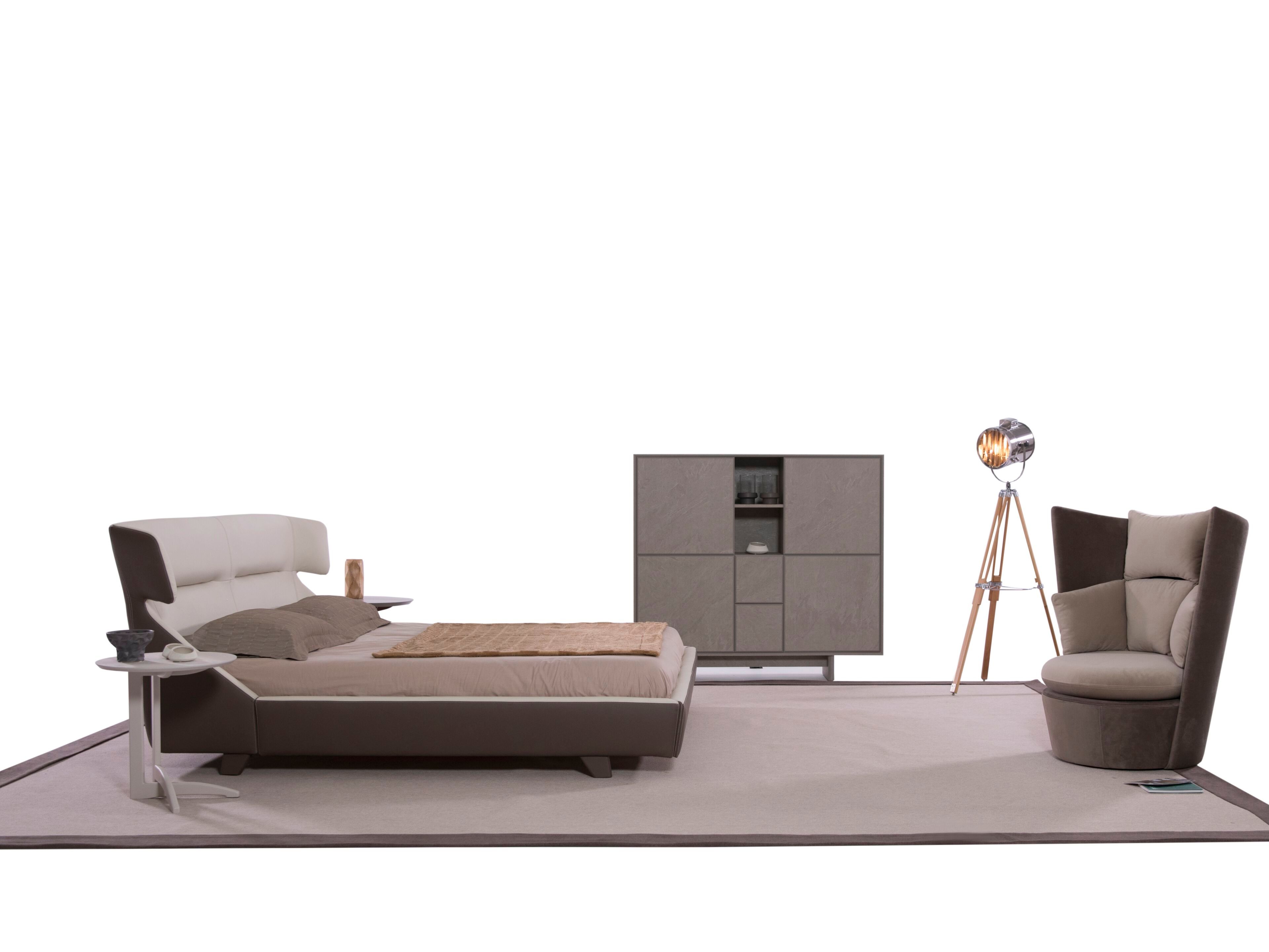 Тканевое кресло с высокой спинкой и подставкой для ног ABLE ZOE ARCH-00122522 - Вид №4