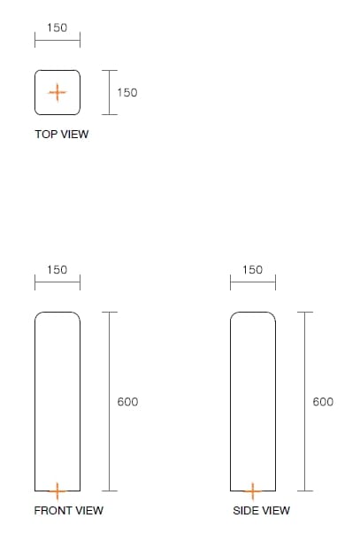 Столбик из армированного волокном бетона SIT Softshapes ARCH-00082934 - Вид №2