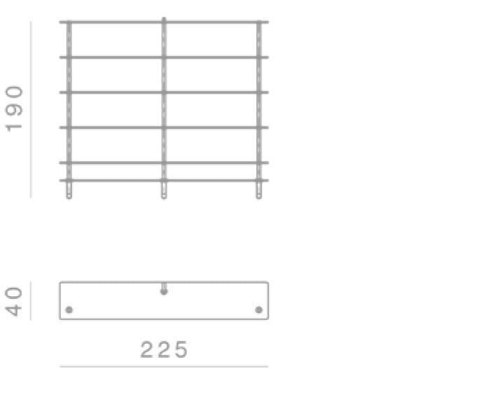 Хрустальная секционная полка GHIDINI1961 Legs ARCH-00118210 - Вид №4