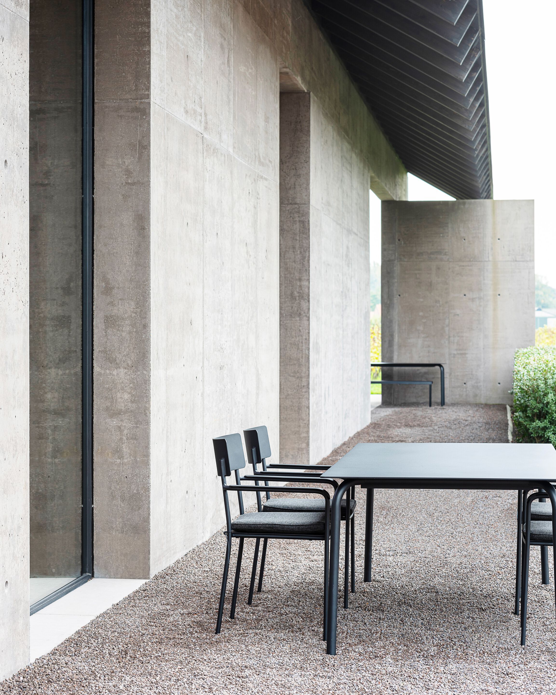 Алюминиевый прямоугольный садовый стол с порошковым покрытием Serax TABLE AUGUST ARCH-00100856 - Вид №7