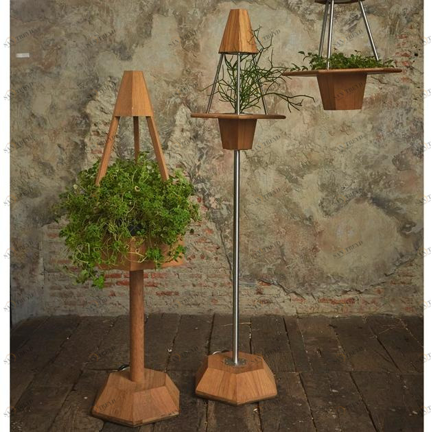 Host & Home Торшер из дерева светодиодный Green sun-id-1493536