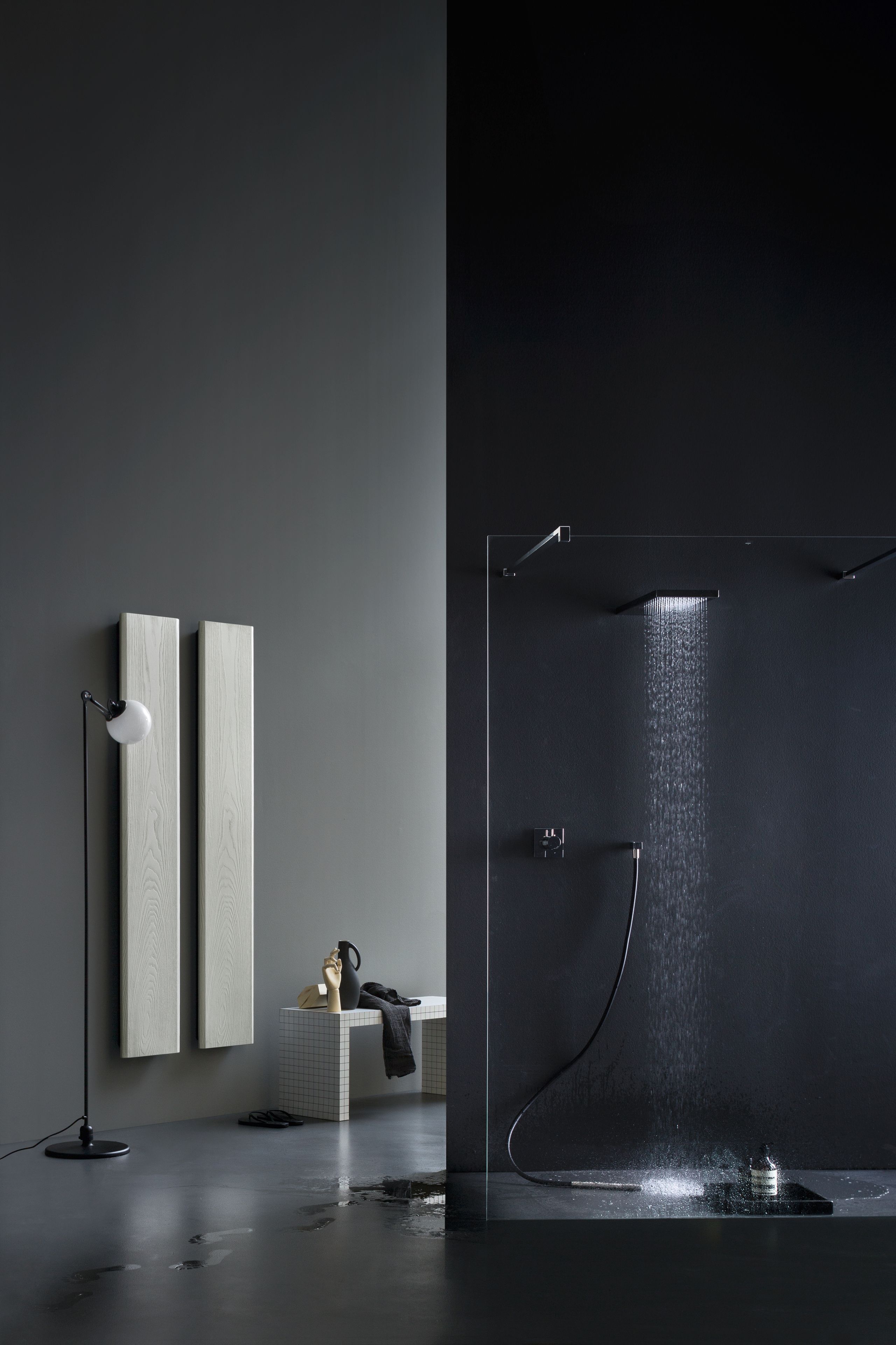 Полотенцесушитель с мраморной порошковой панелью ARBLU ARCH-00119484 - Вид №1