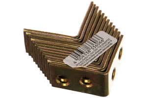 15868143 Крепежный уголок 25x25x14мм, 12 штук 336066 GAH ALBERTS