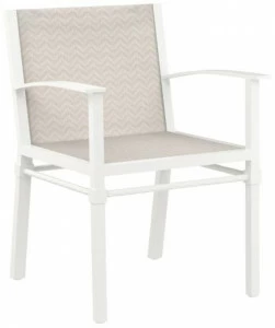 JANUS et Cie Садовый стул из алюминия с подлокотниками Palmia