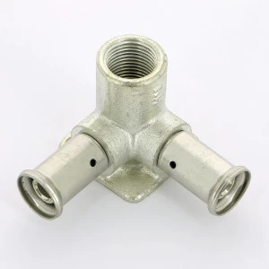 Водорозетка пресс-В проходная HENCO 16x1/2"x16