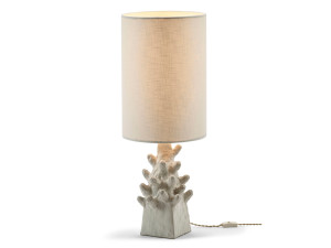 Каменная настольная лампа