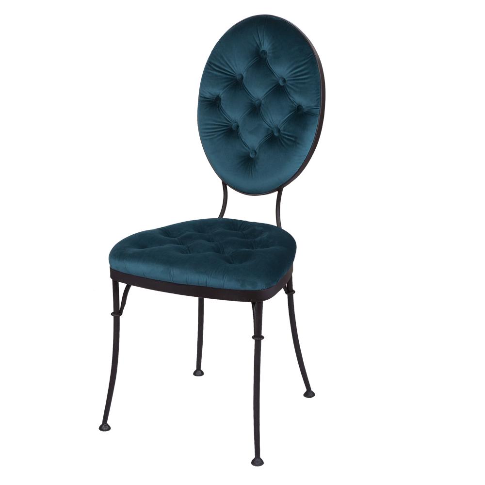 19015 Стул кованый Аделаида Шоколад Амбер Того Лазурь BOGACHO 4627138235621 - Вид №4