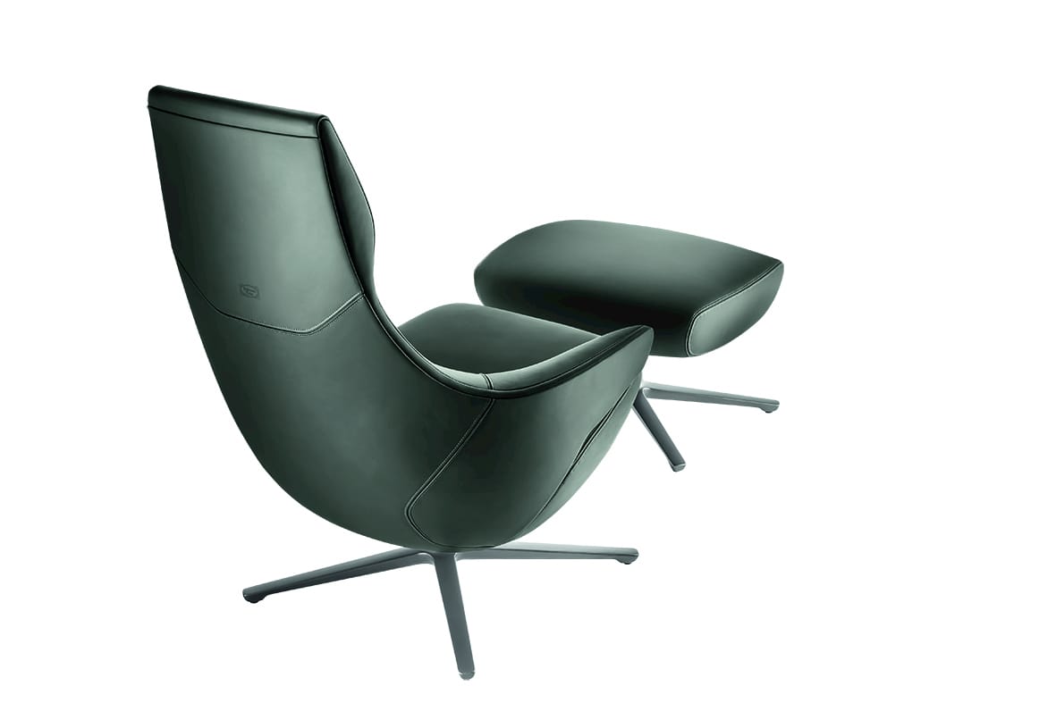 Пуф / кожаная подставка для ног Poltrona Frau коллекция-диваны и кресла ARCH-00138948 - Вид №2