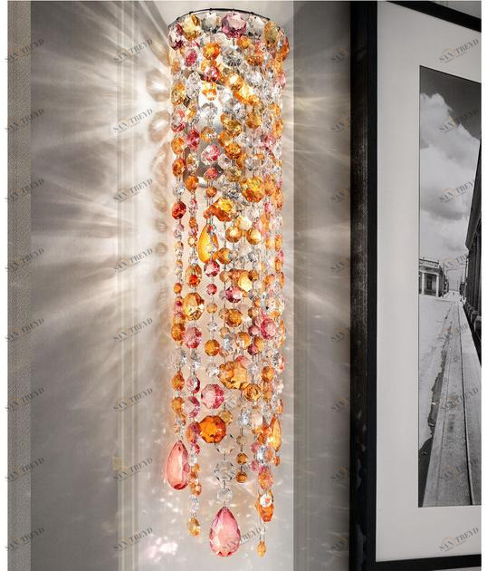 Masiero Бра из окрашенного металла с кристаллами Impero & deco sun-id-1345287