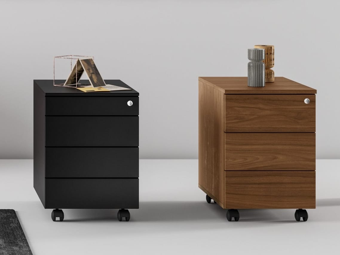 Деревянный офисный комод с колесами About Office Hype ARCH-00140505