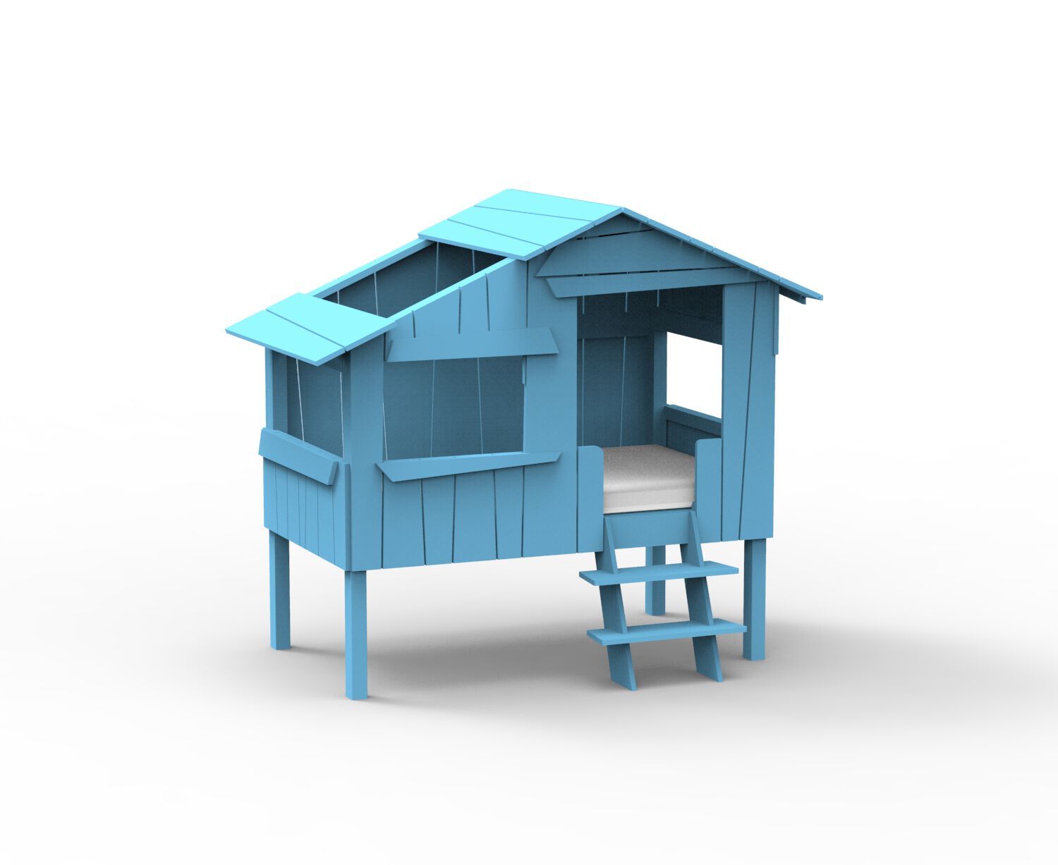 Кровать-чердак из МДФ Mathy by Bols КРОВАТИ И ГОРКИ ДЛЯ ДОМИКОВ НА ДЕРЕВЕ ARCH-00001790 - Вид №5