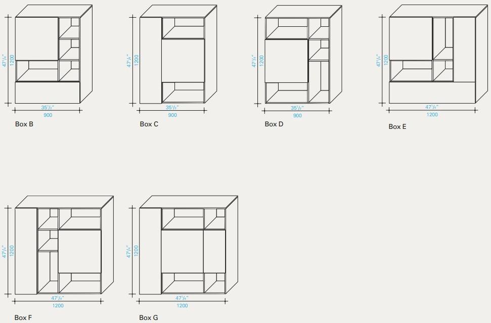 Lema Настенный модульный подвесной книжный шкаф T030 sun-id-1393029 - Вид №60