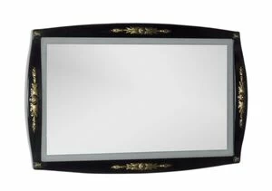 Зеркало Aquanet Виктория 120 черный/золото