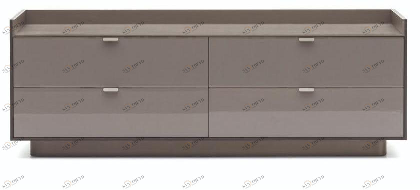 Minotti Деревянный лакированный комод Darren sun-id-1476973