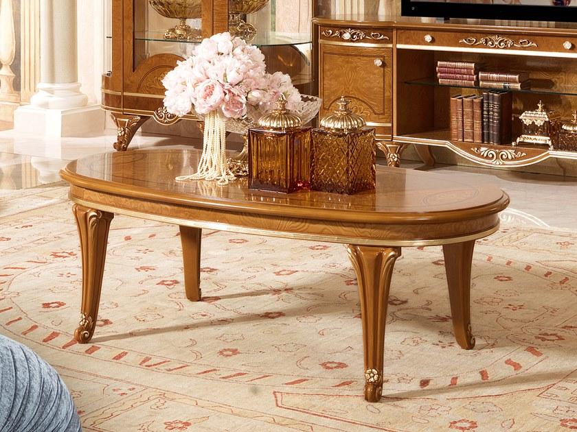 Barnini Oseo Овальный лакированный журнальный столик Diamante Dt 77 - Вид №1