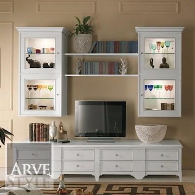 Arvestyle Самонесущая стеновая система из массива дерева с подставкой под телевизор Salieri sun-id-1350390 - Вид №4