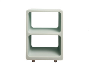 Мебель для ванной комнаты с двойным полом из смолы с колесами