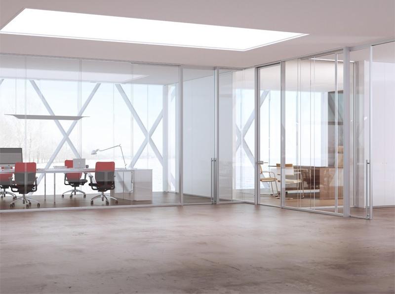 MASCAGNI Мобильная стена из алюминия и стекла для офиса Allinone sun-id-1370513 - Вид №4