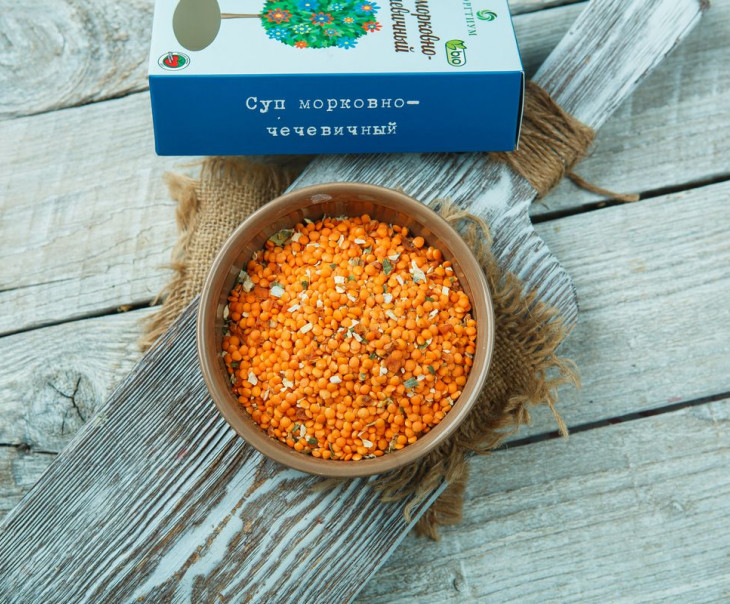 2047 Суп морковно-чечевичный Вкусляндия 