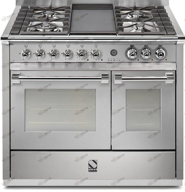 Steel Отдельностоящая кухня из нержавеющей стали Ascot sun-id-1395743