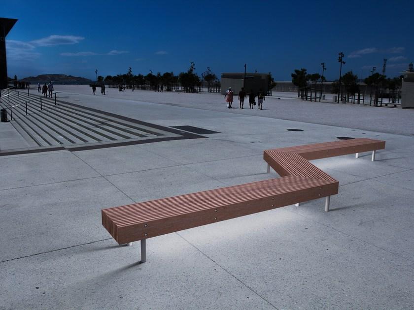 mmcité1 Модульная скамья без спинки Woody sun-id-1383464 - Вид №2