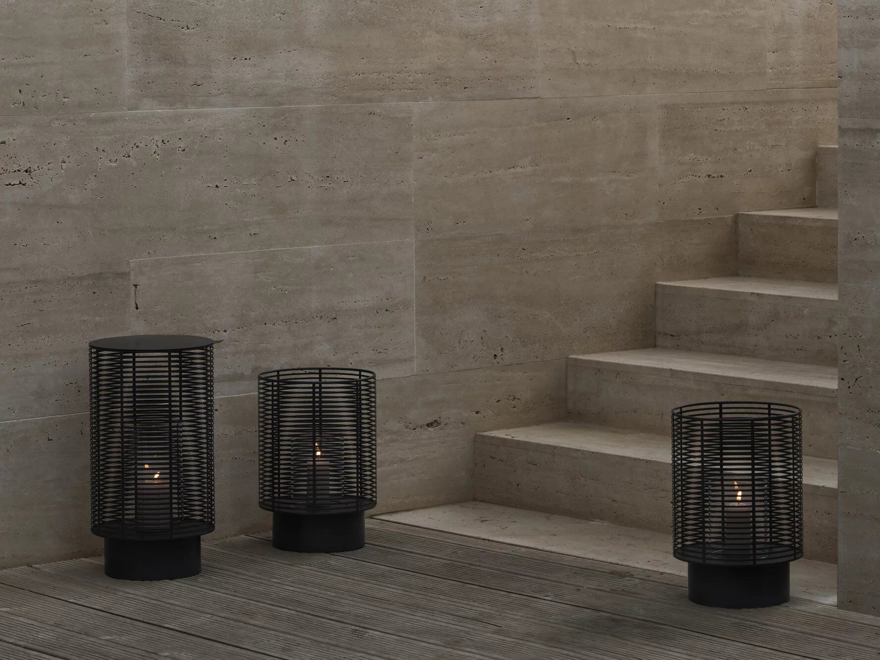 Стальной фонарь с порошковым покрытием blomus Olea ARCH-00027370 - Вид №5