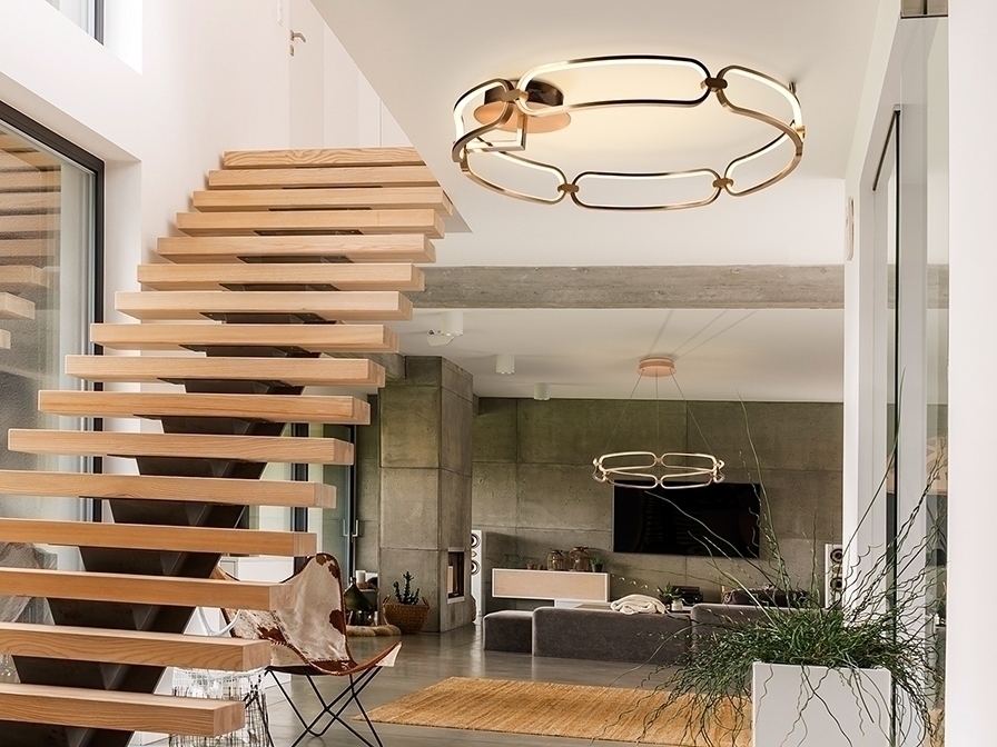 087180 Потолочный светильник Ø80 розовое золото Schuller Colette - Вид №1