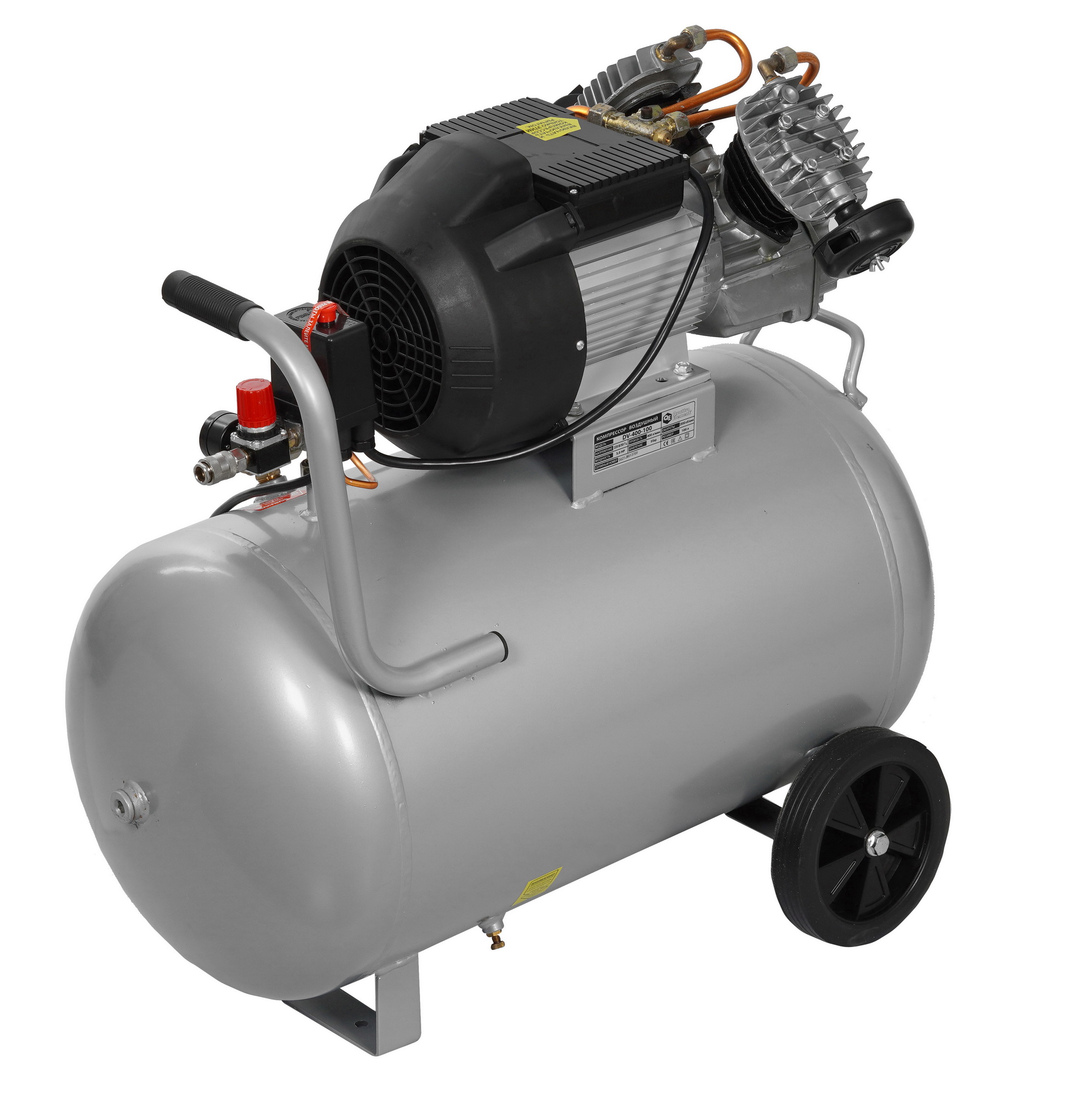 Компрессор поршневой масляный Quattro Elementi DV-400-100 1243198 STDN-0004463 - Вид №2