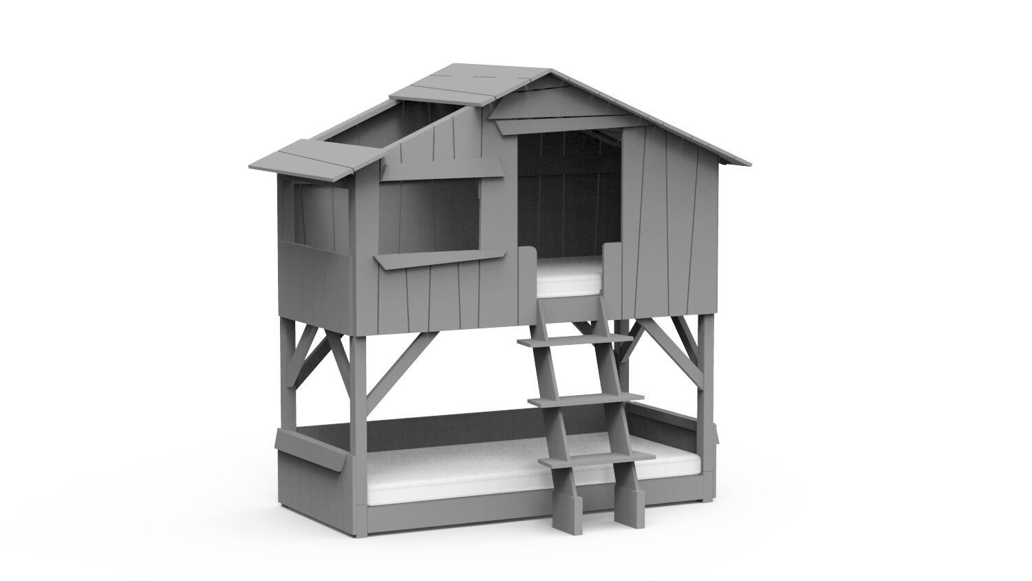 Двухъярусная кровать из МДФ Mathy by Bols TREEHOUSE BEDS &amp ARCH-00140859 - Вид №14