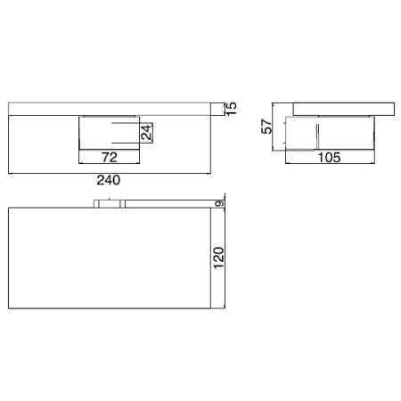 1710 001 00 Полка Emco Liaison Santreyd - Вид №1