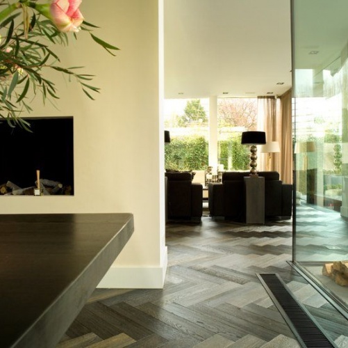 Паркет Ёлка Solidfloor New classic Лувр Дуб Натур с брашью (Текстурированная) 610х122 мм 1126206 - Вид №5