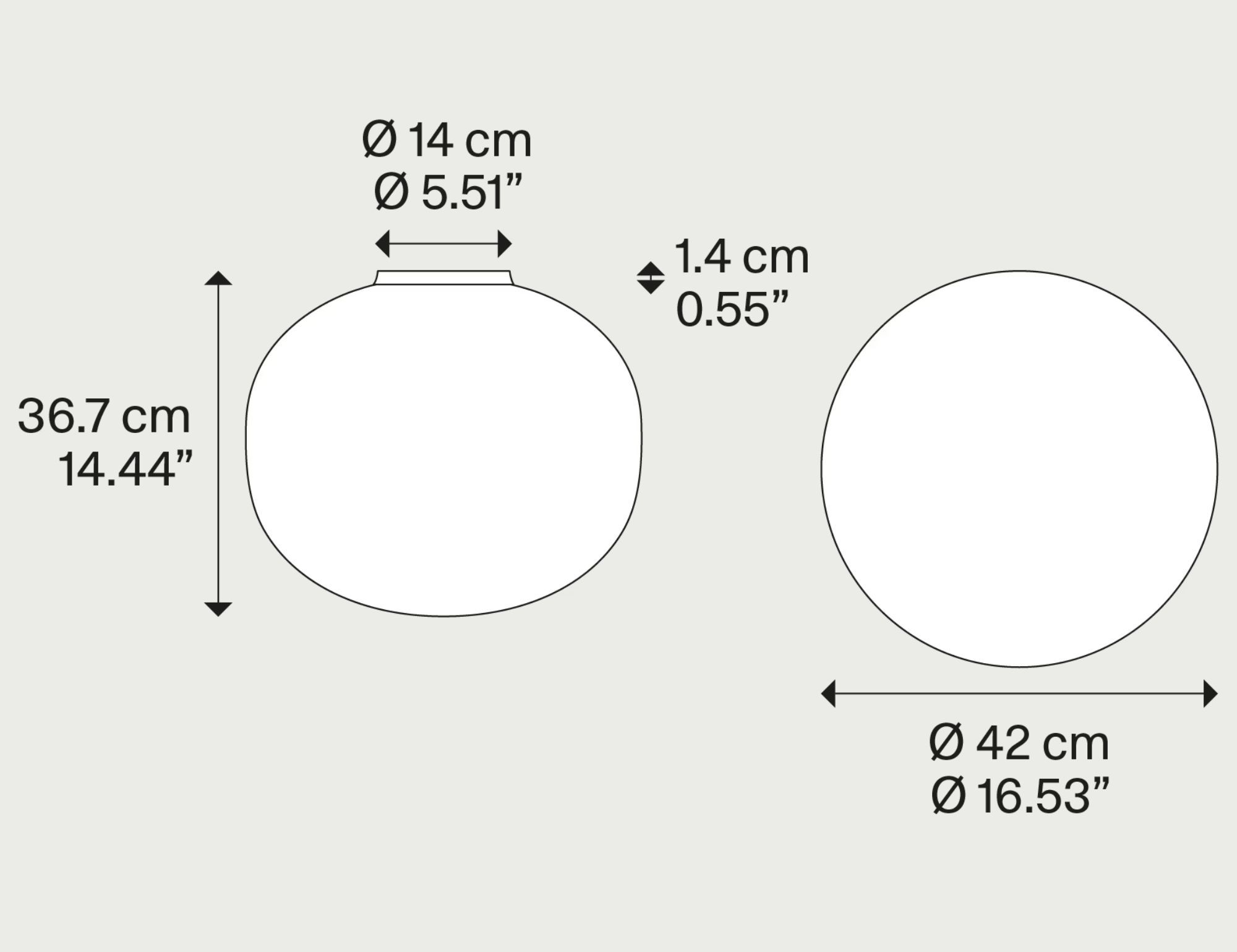 Настенный светильник / потолочный светильник из дутого стекла Lodes Volum ARCH-00101874 - Вид №16