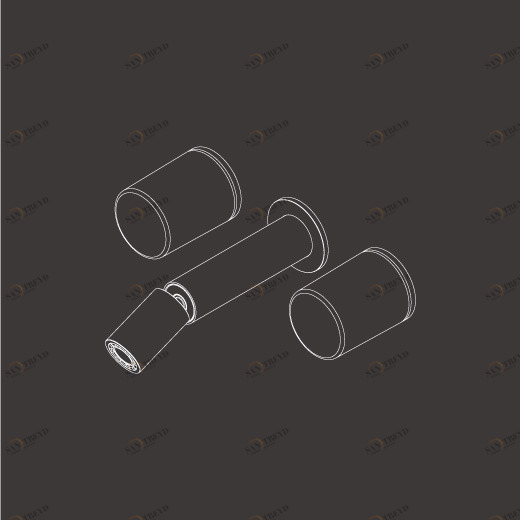 Настенный двойную ручку смеситель с регулируемым носиком L. 170 мм. Цветные TechnoGel® ручки  UDT10 CEADESIGN 