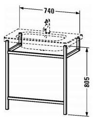 Duravit Напольная вешалка для полотенец Durastyle sun-id-1512544 - Вид №1