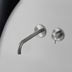 Смеситель для раковины сталь матовая Toki Radomonte TKI19S