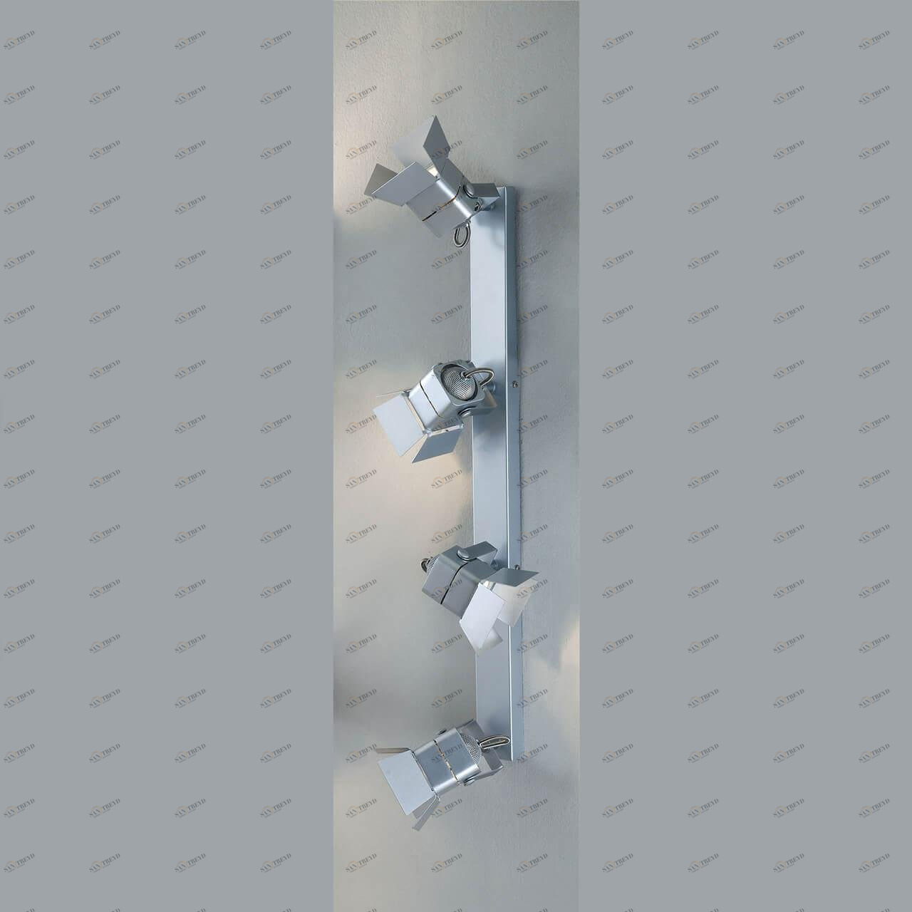 Спот настенный серебристый Citilux "Рубик" CL526541S CITILUX РУБИК СЕРЕБРО 00-3923763 Серебро 