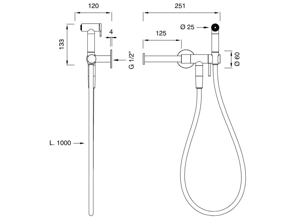 Гидроскоп / держатель рулона из нержавеющей стали CEADESIGN FREE IDEAS ARCH-00075464 - Вид №2
