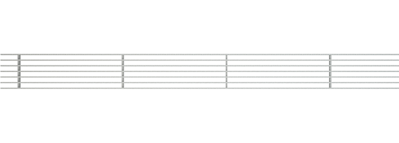 Решетка для дренажного желоба 75 мм, нержавеющая сталь ALCAPLAST ADZR304 - Вид №2