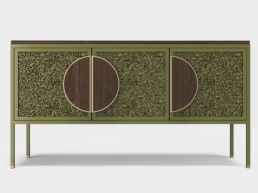 Шкаф для телевизора / металлический шкаф DBE.FURNITURE Olive Moon ARCH-00110702