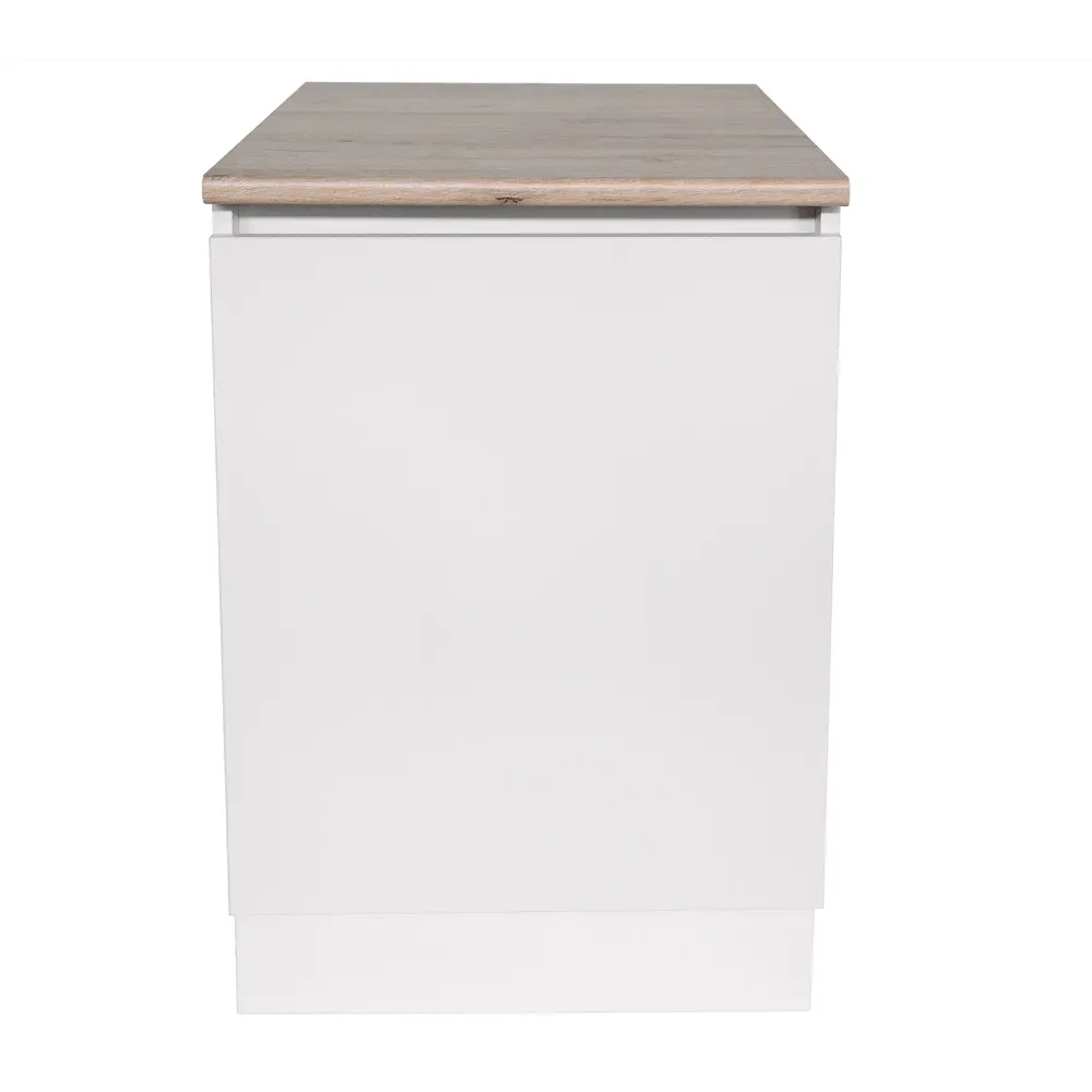 Кухонный шкаф напольный Миус 50x85x60 см ЛДСП цвет белый 89387887 STLM-2090932 Santreyd - Вид №1