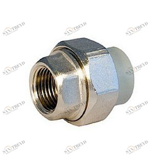 Муфта FV-PLAST с переходом на металл разьемная с ВР 50х1"1/2 236050