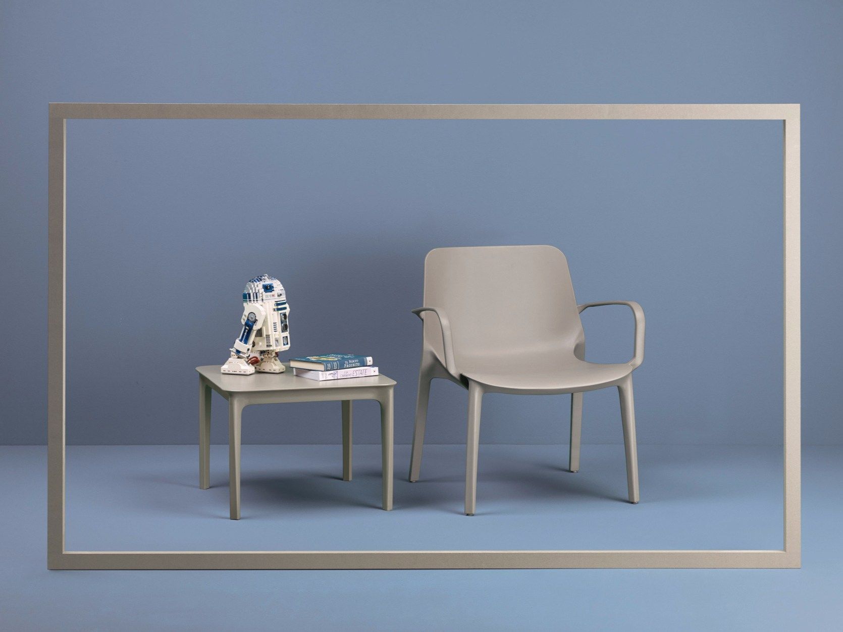 Садовое кресло из инженерного пластика с подлокотниками S-CAB Женева ARCH-00078402 - Вид №2